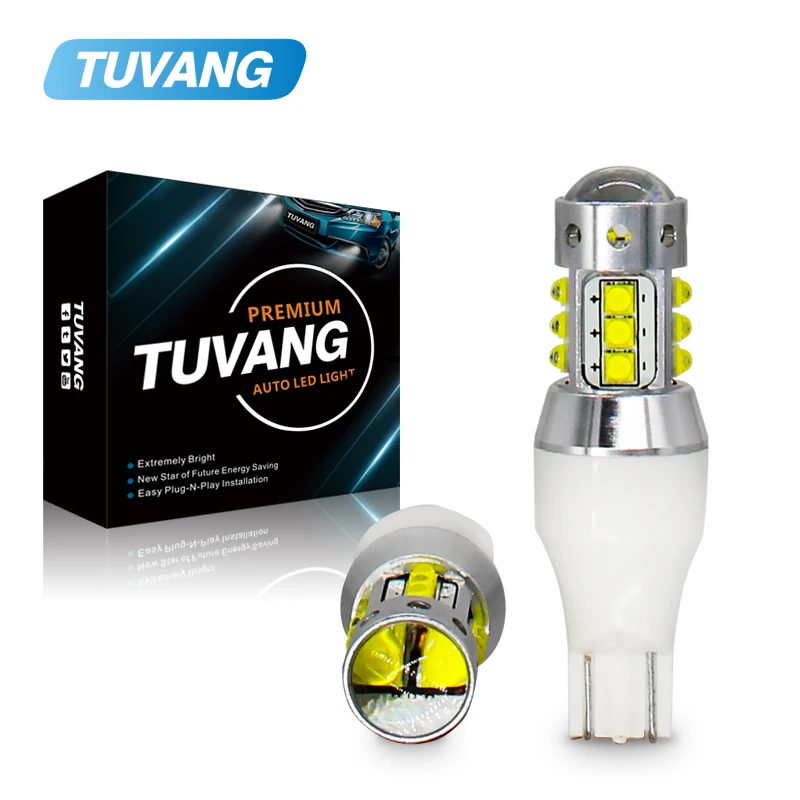 

2x T15 LED Bulbs W16W 921 912 70W Extreme Bright CREE Chip DRL Car Tail Light Parking Lamp Backup Reverse Stop Light Source