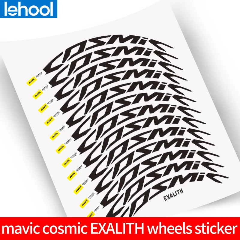 dramatisch Hol flauw Racefiets Fiets Twee Wielen Set Velg Stickers Voor Mavic Cosmic Pro Carbon  Exalith 40C 40/50 Mm Velg Decals Gratis verzending|Fiets Stickers| -  AliExpress