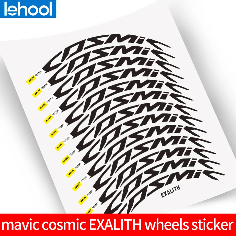 Fantasie Calligrapher nood Racefiets Fiets Twee Wielen Set Velg Stickers Voor Mavic Cosmic Pro Carbon  Exalith 40C 40/50 Mm Velg Decals Gratis verzending|Fiets Stickers| -  AliExpress