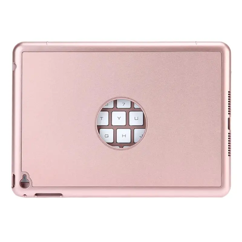 

Rose Gold Bluetooth Tablet Keyboard Ultra Thin 7 Colors Backlight Bluetooth Keyboard Smart Folio Case For iPad mini 4