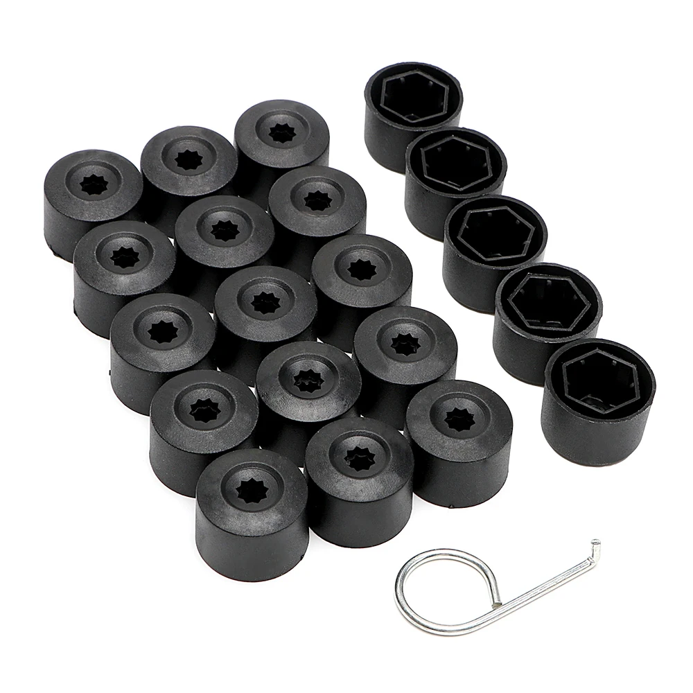 

20Pcs Auto Hub Screw Cover for Volkswagen Bora Sagitar Magotan Passat Special Socket Car Wheel Nut Caps Bolt Rims 17mm