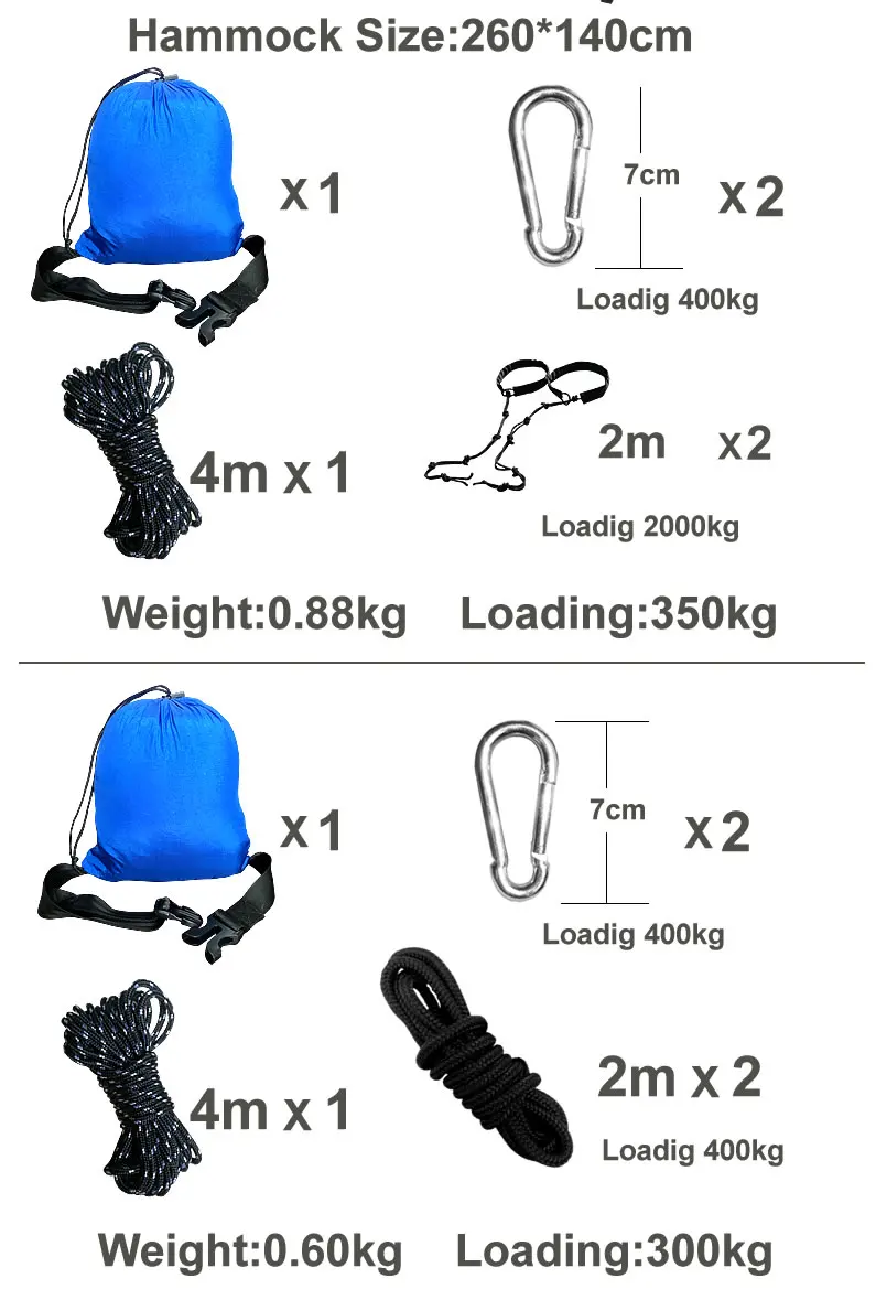 Гамаки для улицы садовый гамак ультралегкий портативный нейлоновый парашют многофункциональные легкие гамаки