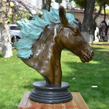 

Art Deco Sculpture The Horse Bronze Statue