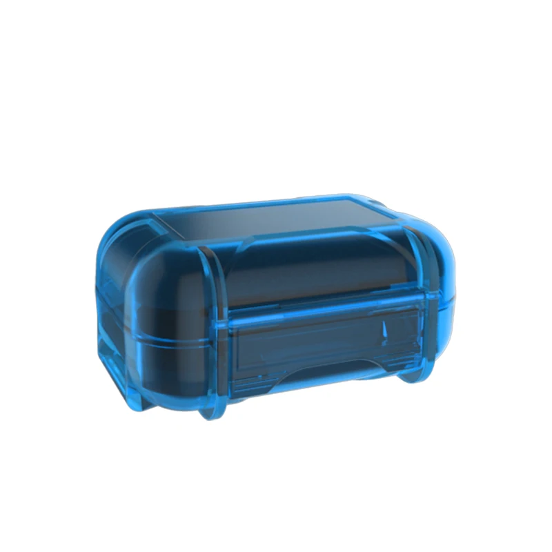 KZ жесткий кейс для наушников сумка ABS Смола Водонепроницаемый Красочный Защитный Портативный чехол для хранения сумка коробка для наушников ZST ZSN ES4 ZS10 AS10 - Цвет: BLUE