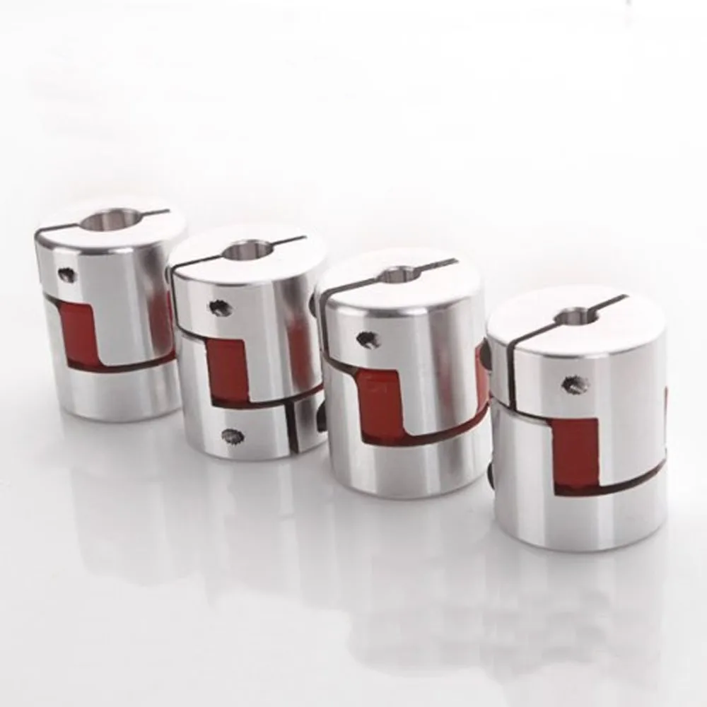Buy 4PCS 5X8mm Aluminium Plum Flexible Shaft Coupling