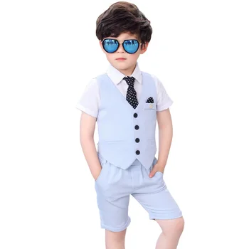 

Dollplus Boys Blazer Suit Children Costume for Boy Suits Formal 2019 New Kids Blazer Summer Infantil Menino 3-10 Years