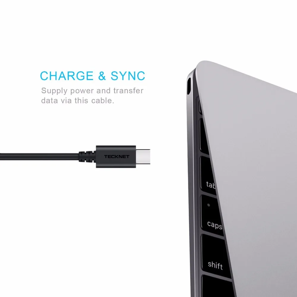 Tecknet usb type C кабель для быстрой зарядки usb type-C для Xiaomi mi 4C mi 5 4S OnePlus 2 Nexus 5X6 P кабель для мобильного телефона