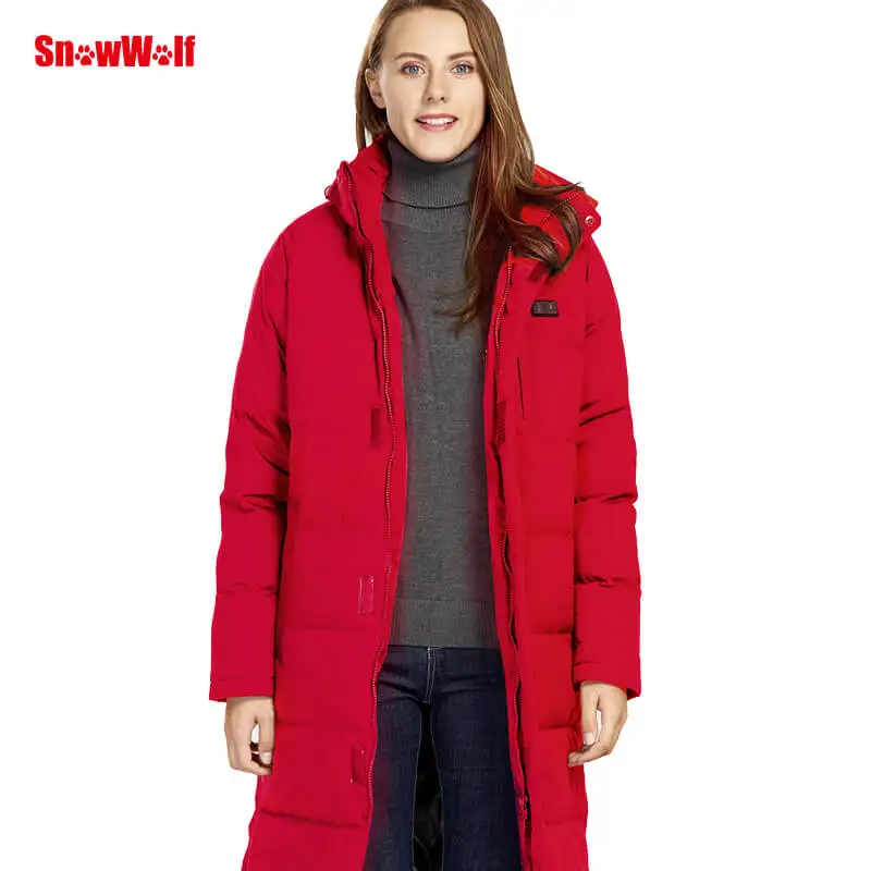 SNOWWOLF для женщин и мужчин зимняя куртка с подогревом Электрическое отопление Одежда батарея с подогревом термальная Рыбалка Пешие прогулки пальто