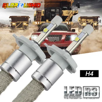 

One Set Led H4 Car Headlights R3 80W 9600lm LED Headlamp Auto Front Bulb Automobiles Headlamp 6000K Car Lighting
