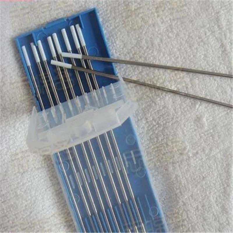 

WZ8 Zirconium tungsten white color tungsten electrode for tig welding torch argon arc welding machine