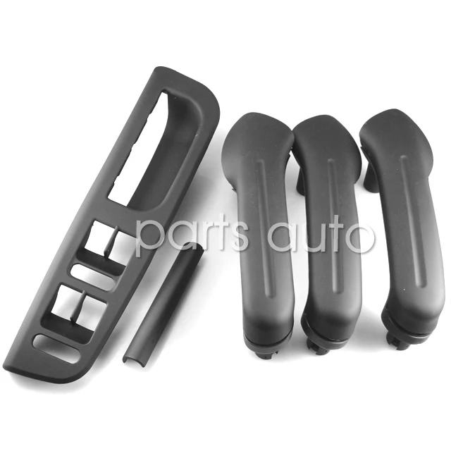 

5x a set Black Interior Handle Door Grab Cover Switch Bezel Set fit for VW Jetta Golf mk4 1J0 867 171A 1J4 867 179A 1J0 867 172A