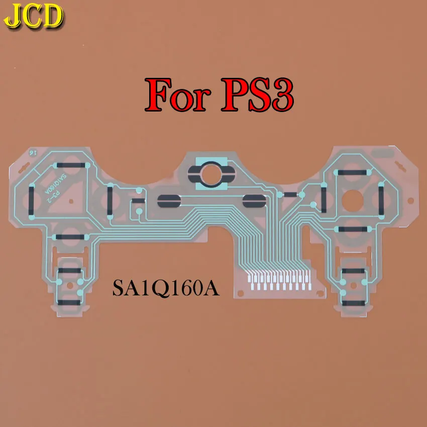 JCD 1PCS Buttons Ribbon Circuit Board for Dualshock 3 PS3 Controller SA1Q160A SA1Q159A Conductive Film Keypad Flex Cable