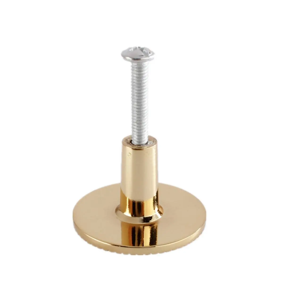 

JFBL Hot sale 1pcs Crystal Glass Clear Round Pull Handle Glittering Rhinestone Knob for Cupboard Drawer Gold