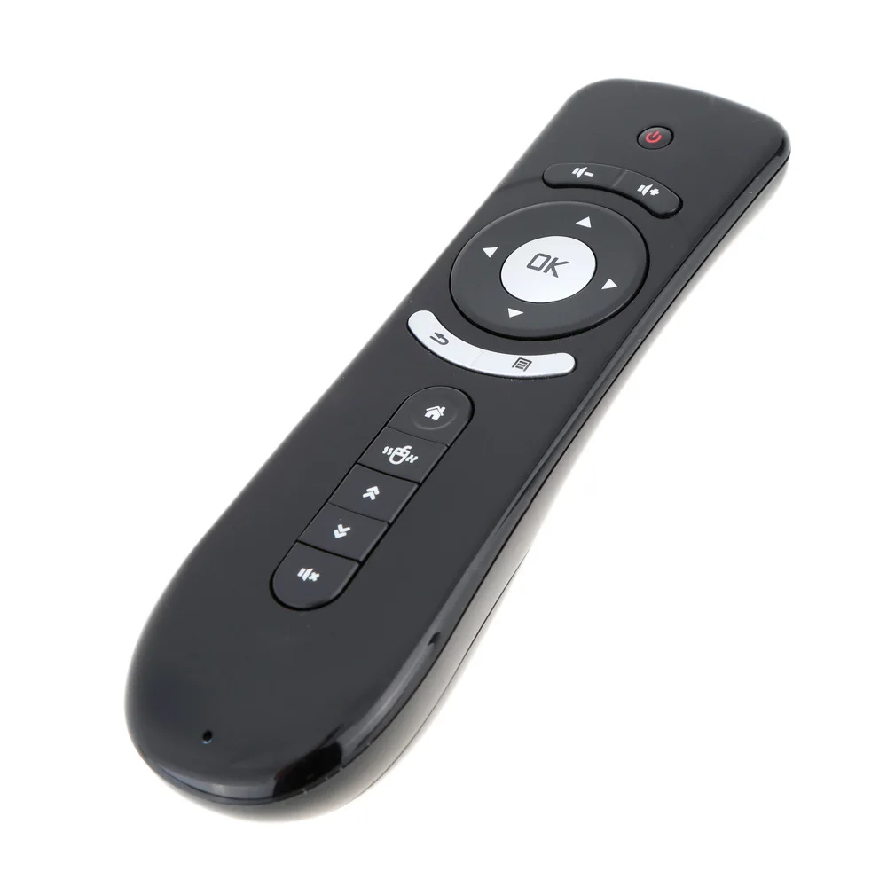 

2.4GHz Fly Air Mouse T2 Universal Remote Control with Microphone For Android TV Box for Google Asistant Voice Search or Box PC