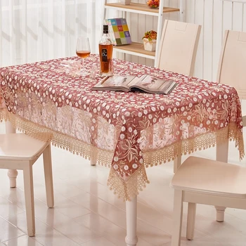 

Christmas Lace Tablecloth Wedding Embroidered Tablecloth Party & Banquet Lace Tablecloth Round or Square Dinning Table Cover