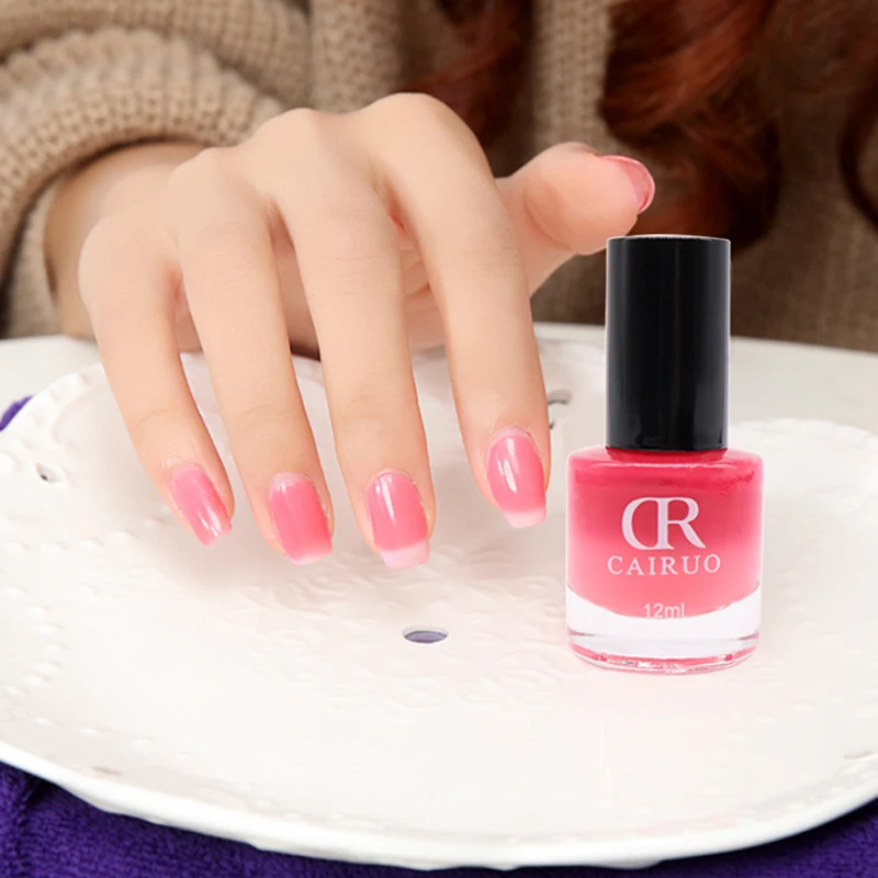 

High Quality Nail Polish Nude Candy Color Long Lasting DIY Beauty Nail Art Tools Temperature control discoloration 26 Color 12ml