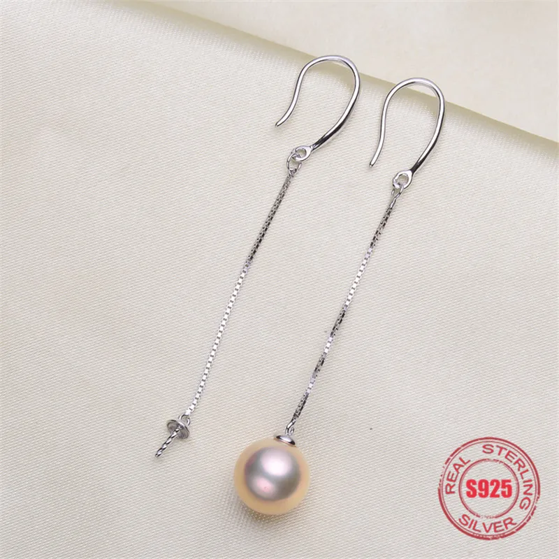 

Genuine S925 Sterling Silver Stud Earrings Dangle Earrings Hoop Earrings Blank Base Supplies for DIY Accessories Jewelry Making