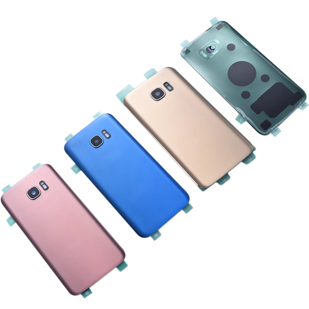 Для Samsung Galaxy S7 G930F Edge G935F корпус батарейного отсека задняя крышка Замена двери