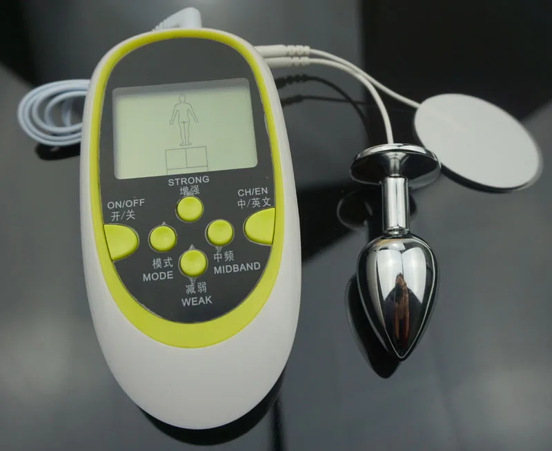 Electric Shock Pads With Anal Plug For Couples Adult Game Therapy