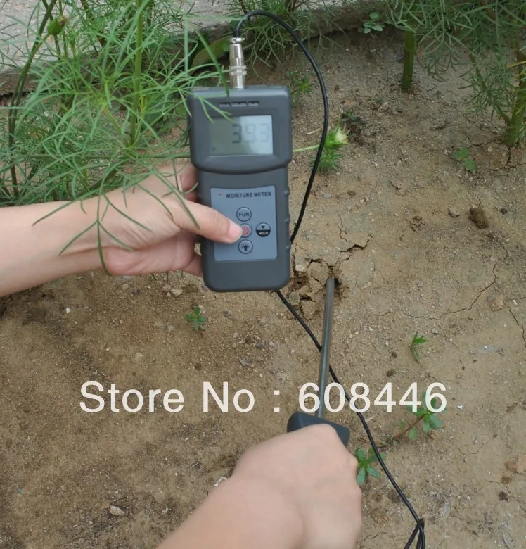 New Digital Soil cement sable poudre de gypse Moisture Meter tester 0-50%