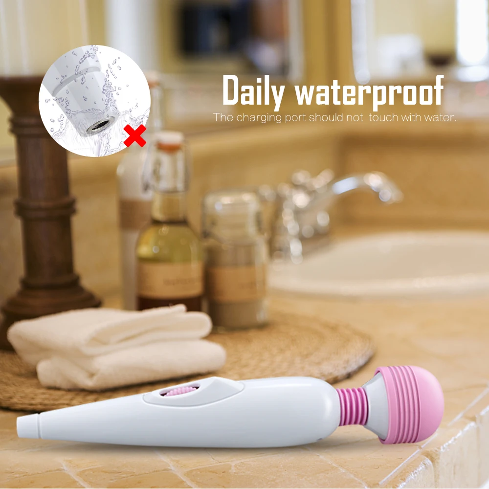 _04Umania Women Mini AV Magic Wand Orgasm Clitoral Stimulator Portable Massager Vibrator Sex Toy, Adlut Sexo
