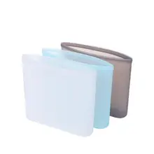 Силиконовые герметичные вакуумные свежие пакеты многоразовые портативные Пищевые мешки для хранения фруктов