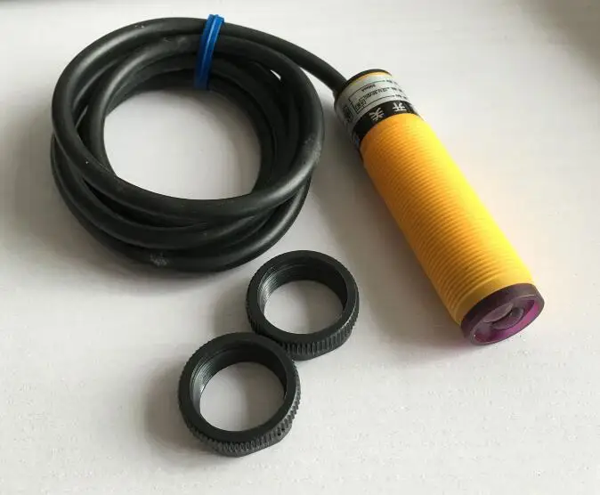 Фотоэлектрический переключатель Φ 6 36VDC 30cm Sensor M18 PNP NO 3 провода диффузное