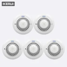 KERUI, 5 шт., высокая чувствительность, 433 МГц, SD03, голосовые подсказки, пожарная дымовая сигнализация, пожарная безопасность, детектор дыма, применяемый для дома, отеля, магазина
