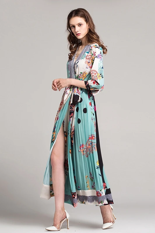 green dress .3