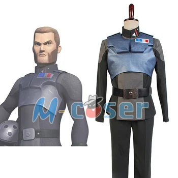

Star Rebels Agent Kallus Uniform Outfit Top+Pants+Belt+Gloves+Waistcoat Full Set Halloween Cosplay Costume Full set