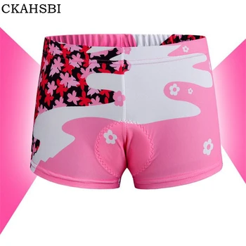 

CKAHSBI 2019 Bike MTB Road Female Cycling Short Clothing Cherry Blossom Women Cycling Shorts Underwear 3D Gel Pad Bicycle Briefs