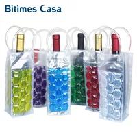 Быстрый ледяной винный охладитель ПВХ пивная сумка-холодильник на открытом воздухе гелевая сумка со льдом для пикника охладители для вина Охладители замороженная сумка охладитель для бутылок - изображение