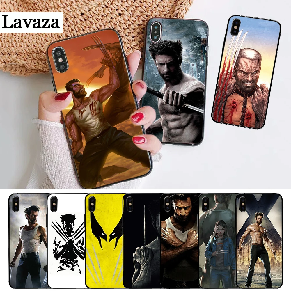 

Lavaza Marvel Hero Wolverine Coque Silicone Case for iPhone 5 5S 6 6S Plus 7 8 X XS Max XR