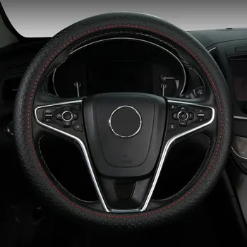 

38CM Genuine Leather Car Steering Wheel Cover Cowhide Anti-slip for volvo 850 s40 s60 s80 s80l v40 v50 v60 v70 xc60 xc70 xc90