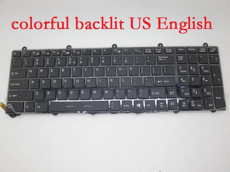 

Laptop Keyboard For MSI GT70 0NC-097CN 0NC-217XCN 0ND-1081XCN 0ND-437CN 0ND-692CN 0ND-860XCN 0NE-1007CN 0NE-1008CN US English