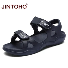 Лето jintoho мужские сандалии модная мужская летняя обувь повседневные пляжные сандалии для мужчин дешевая пляжная обувь уличные мужские сандалии