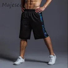 Джоггеры Лето Для мужчин Рубашки домашние Для мужчин с коротким быстрый сухой Европейский Стиль дышащая мужской эластичный пояс удобные эластичные свободные