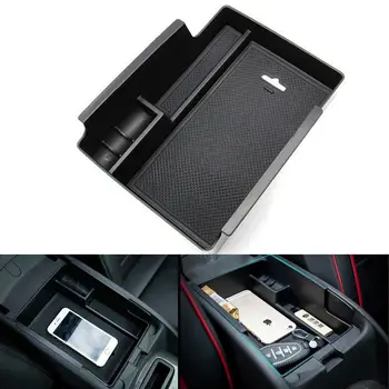 

Auto Armrest Storage Box Center Console Tray Pallet Glove Case For 2016-2017 CHEVROLET MALIBU Organizer Holder Car Accessories