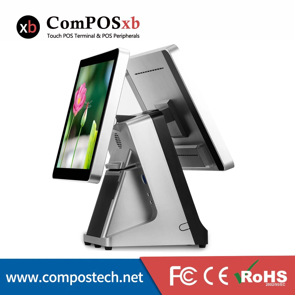 ComPOS Новый кассовый аппарат 15 дюймов многофункциональный TFT LCD EPOS система