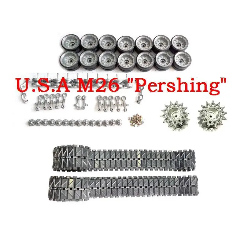 Henglong 3838 1/16 1:16 США M26 &quotPershing&quot RC Heavy Tank металлические детали для модернизации