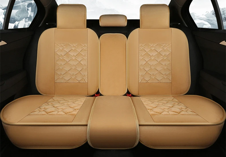winter warm plush flocking seat cover 25