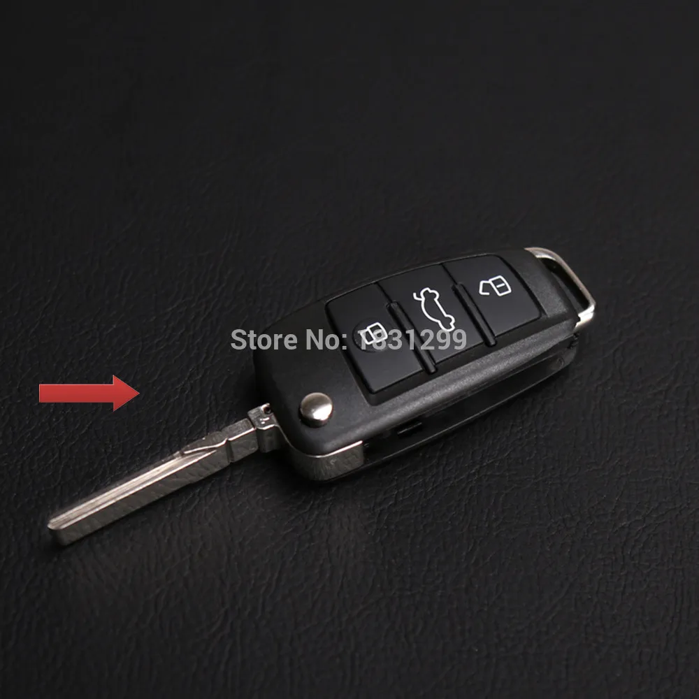 Чехол для автомобильных ключей классический дизайн 100% кожа Audi Sline A3 A5 Q3 Q5 Q7 A6 C5 C6 A4