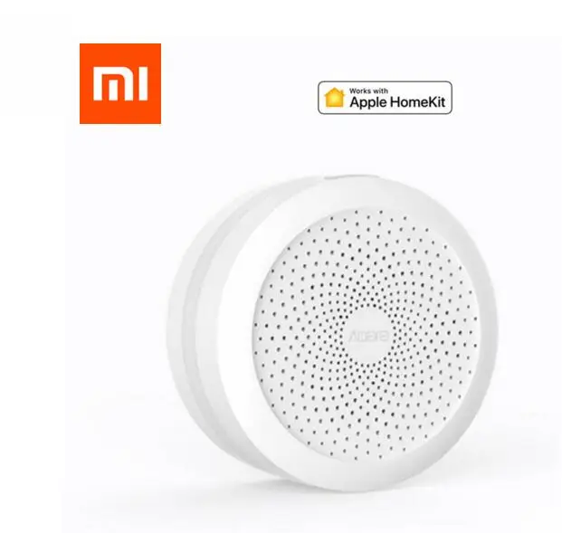  Newest Xiaomi Mijia Aqara Hub Mi Gateway with RGB Led night light Smart work with For Apple Homekit