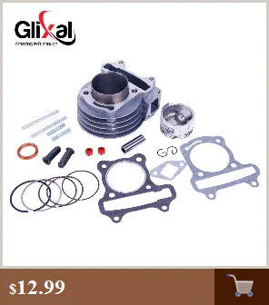 Glixal GY6 50cc 125cc 150cc клапан головки цилиндра сальник для 139QMB 152QMI 157QMJ Скутер ATV Мопед картинг UTV(2 шт