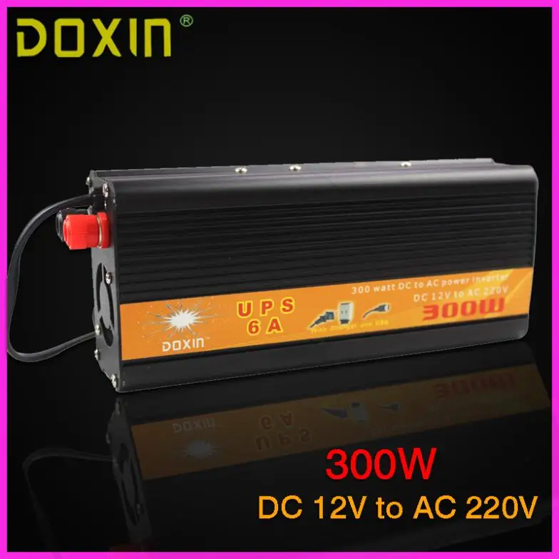 

UPS DC To AC 12V 220V Car Power Inverter 300W Universal Uninterrupted Power Supply Auto Charge ST-N027 car battery charger