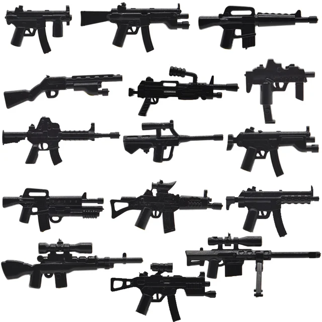 Aliexpress Com Buy 10pcs Lot Ww2 Military Guns Mp5ks Army Weapons