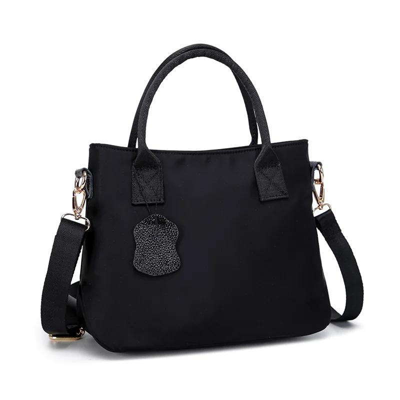 Us 17 48 32 Off Original Designer Women Bag Nylon Bags Genuine Leather Famous Brands Handbags Beach Fold Tote Ping Bolsa Hot 805 In