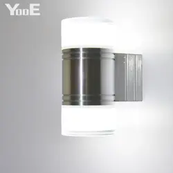 YooE 6 Вт COB Крытый светодио дный светодиодный настенный светильник акриловый алюминиевый материал Настенный бра освещение AC110-220V спальня