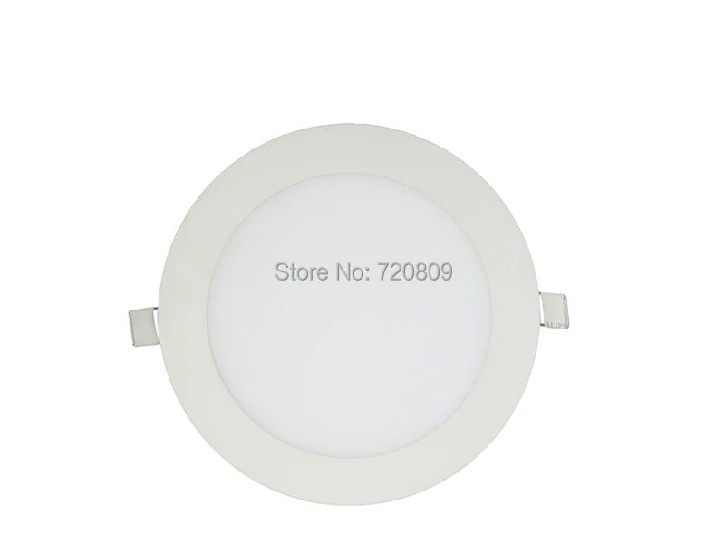 

Free shipping 10pcs/lot 12w LED Panel Light White Round indoor Ceiling light AC85-265v Pure/Warm White