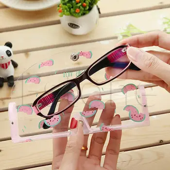 

Comfy Ultra Light Stylish Clear Transparent Plastic Soft Eye Glasses Protector Box Case